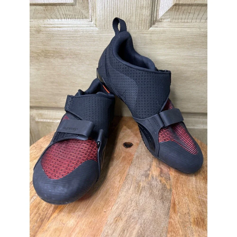 Nike Superrep Cycle Black Red Orange Cycling Shoes CW2191-008 Men Size 8